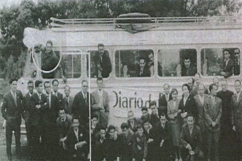 Foto antigua sacada de un periódico